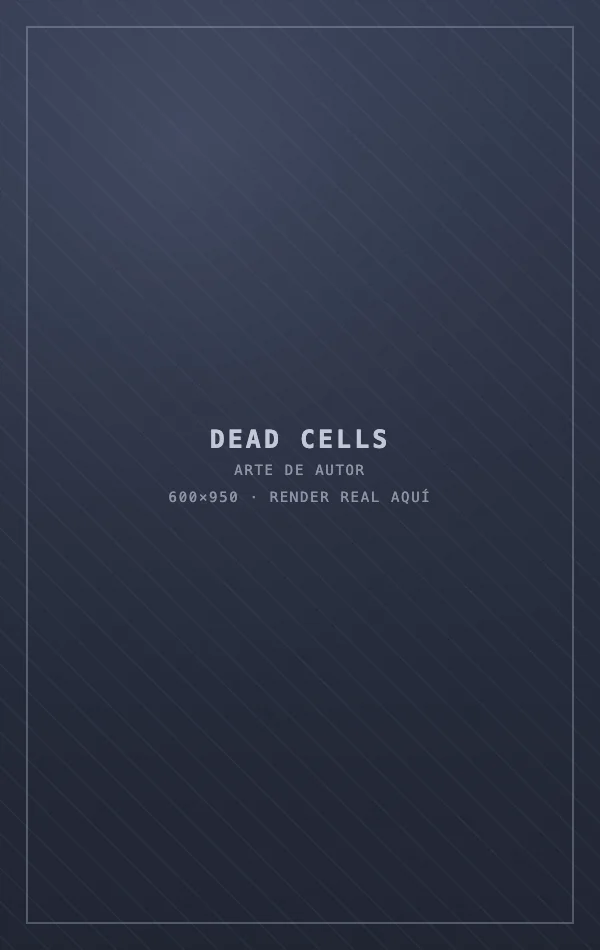 Carátula fan-art de Dead Cells para caja de Nintendo Switch